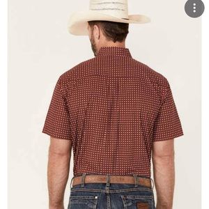 Patagonia Red Short Sleeve Button Down Shirt